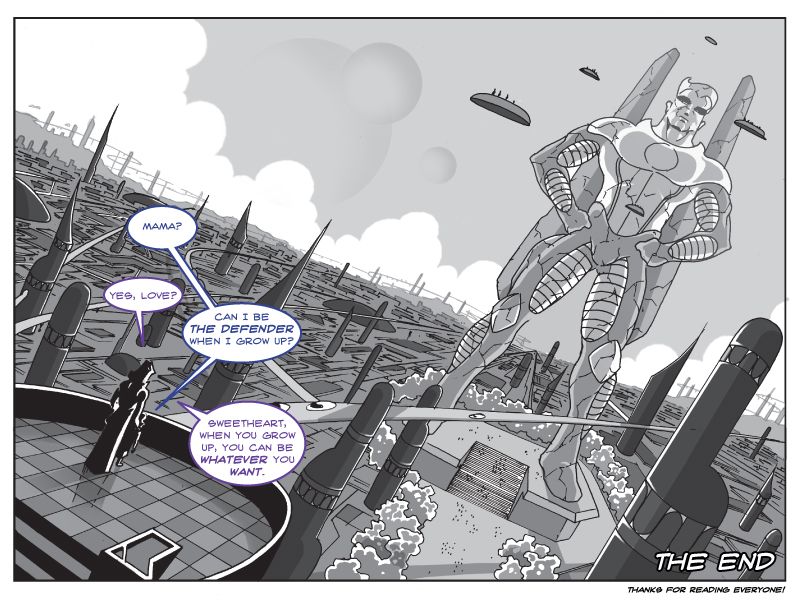 Among the Silver Stars epilogue page 3 - The End